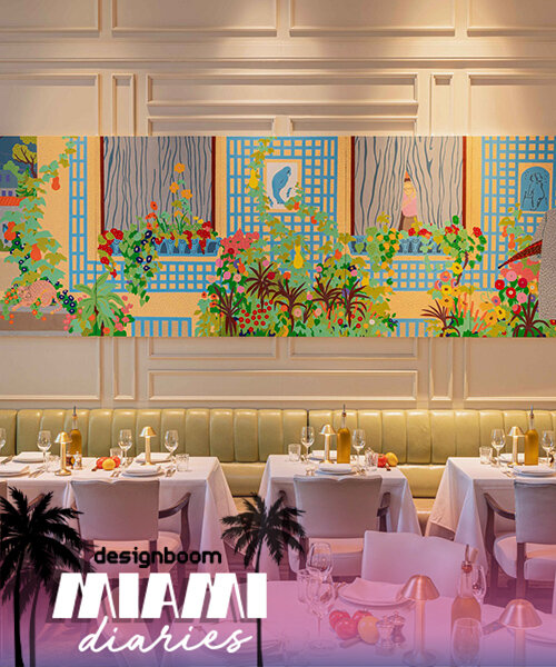 parisian artist michal korman brings mediterranean memories to miami's LPM restaurant